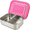 LunchBots Medium Duo Snack Container - Divided Stainless Steel Food Container - Two Sections for Half Sandwich and a Side - Eco-Friendly - Dishwas...