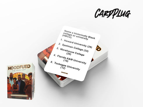 HoodFued : The Ultimate Family Trivia Card Game - A Culture-Centric Game That Brings Friends and Family Together for Fun and Knowledge and More Fu...