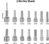 14 Pcs Socket Nut Driver Set, Hex Drill Bits Sets, Impact Driver Socket Adapter Metric for Hand Drill, Electric Screwdriver, Wrench...