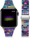 JOYOZY Compatible with Apple Watch Bands 38mm 40mm 41mm 42MM(Series 10) Fashion Slim Resin Band For Apple Watch Series 10 9 8 7 6 5 4 3 2 1 SE (Pu...