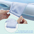 Universal Adjustable Baby Bath Tube Support Mesh Net Soft Breathable Infants Shower Pad 4-Points Anti-Slip Bathtub Seat with Sponge Cushion for To...