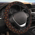 Native American Steering Wheel Cover, Red Auto Steering Wheel Protector Universal Car Accessories Neoprene Interior Decor Protection 15 Inch Fit U...