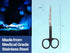 Bent Handle Curved Embroidery Scissors 6 Inch Curved Applique Scissors for Machine Embroidery & Fabric Stitches by Artman Instruments...