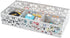 EasyPAG Desk Drawer Organizer with 3 Small Bins and 1 Long Bin,White...