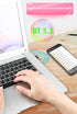 USB Bluetooth 5.3 Adapter for PC Supports Windows 11/10/8.1/7,Plug &Play For Win11/10, Mini 5.3+EDR Bluetooth Dongle Receiver&Transmitter for PC,L...