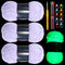 3PCS Glow in The Dark Chenille Yarn,Beginner Yarn for Crocheting,DIY Handcrafts Weaving Soft Chenille Yarn,50g/Reel, 70m (76.5 Yds). (Purple)......