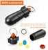 2 Packs Pill Keychain, Pill Case, Waterproof Pill Holder, Portable Pill Container, Aluminum Alloy, Single Chamber, Small Pocket Pill Box for Purse...