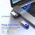 ABLAZE 1GB Flash Drive 10 Pack, USB 2.0 Memory Stick with Lanyards Swivel Thumb Drives Bulk 1GB Pendrive U Disk for Data Storage (Mixcolors)...