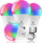 PARTPHONER Matter Smart LED Light Bulb Work with Google Home/Alexa/Apple Home/SmartThings/Siri, A19 E26 800LM Color Changing Light Bulb with Music...