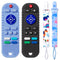 2 Pack Soft Silicone Teething Toys for Toddlers, Babies 6-12 Months - Boys Girls Baby Molar Teether Chew Toys Set, Remote Control Shape Teething T...