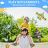 12 Pack Airplane Launcher Toys for Kids, 2 Launchers and 10 Foam Glider, Indoor Outdoor Flying Toys for Boys Girls 4-8 Years Old, Plane Party Favo...