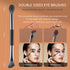 ENERGY Travel Eye Makeup Brush Set Eyeshadow Eye Blending Eyeliner Under Eye Concealer Eye Brow Smudge Makeup Kit with Portable Compact Mirror Cas...