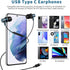 COOYA USB C Headphones Type C Wired Earbuds Bass Stereo Magnetic for iPhone 15 Pro iPad 10 Air 6 Noise Canceling Earphones in-Ear Headset+Mic for ...