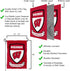 College Flags & Banners Co. Wisconsin Badgers Shield Garden Flag...