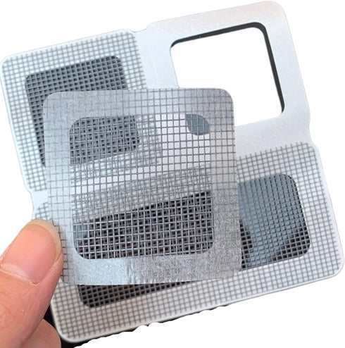 Screen Repair Kit- 15 Pcs Door Window Screen Repair Patch, Strong Adhesive Screen Repair Stickers for Repair Holes, Tears...