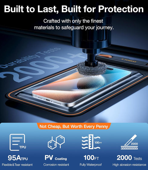 TORRAS IPX8 Waterproof Phone Pouch Floating, Underwater Screen Touchable, Waterproof Phone Case with Lanyard for iPhone 15 Pro Max 14 13 12 Galaxy...