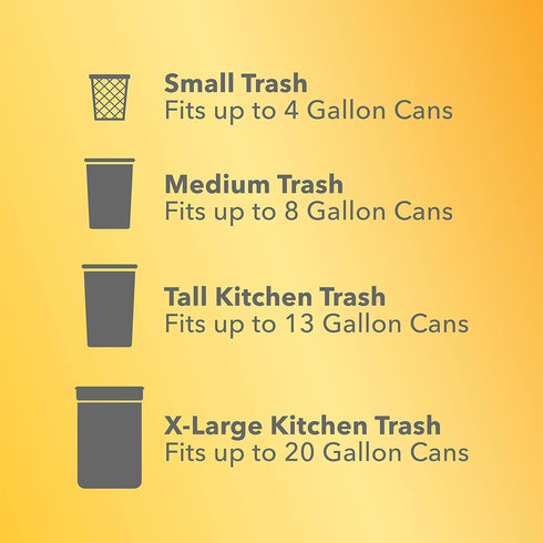 Glad Trash Bags, ForceFlexPlus Tall Kitchen Drawstring Garbage Bags, 13 Gallon, Febreze Beachside Breeze, 34 Ct...