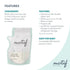 Motif Medical, Milk Storage Bags, 6 oz Milk Freezer Bag with Easy Pour Spout, BPA Free, Write-On Label - 90 Count...