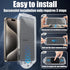 TQLGY 2+2 Packs for iPhone 15 Pro Max Privacy Screen Protector, Auto Dust Removal Installation, Anti-Spy Tempered Glass With Camera Lens Protector...