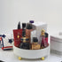 Perfume stand Organizer, 360 Degree Rotating Lazy Susan Cosmetic Desk Storage Lotions Display Case Round Gift Tray with Large Capacity, for Your J...