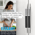 ELCOOR Refrigerator Handle Covers, 2PCS, Safeguard Your Kitchen and Appliances and Keep Them Clear of Grease, Stains etc. Upgrade Your Kitchen Decor with Original Design,Timesaver!(Gray/Black)