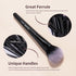 Makeup Brush Set, MAANGE 18 Pcs Premium Synthetic Makeup Brushes Soft Foundation Face Powder Eye Shadow Professional Make up Brushes Kit, Black, w...