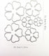 3D Rose Flower Metal Die Cuts,Wedding Flower Leaf Leaves Cutting Dies Cut Stencils for DIY Scrapbooking Album Decorative Embossing Paper Dies for ...