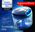 SIGNORAWARE Manual Food Processor, Vegetable Chopper -Easy Pull Hand String- Portable Stainless Steel Hand Food Chopper, Cutter, Garlic Mincer, On...