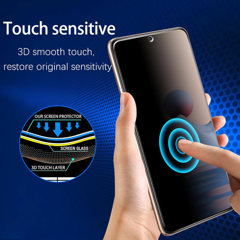 MAYtobe [2-Pack Privacy Screen Protector Designed for Samsung Galaxy S21 Tempered Glass,Support Fingerprint Unlocking, No Bubbles, Anti Scratch, E...