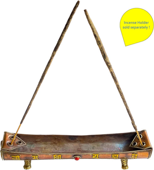 Oud Agarwood Incense Sticks - Artisan Luxury Masala Incense - Handcrafted Long-Burning (75 Minutes) Extra-Thick Sticks - Exotic Divine Scent for H...