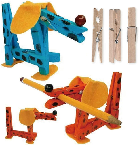 (Pack of 50) Wooden Clothespins About 2-7/8" Long...