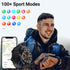 Smart Watches for Women Men (Call Receive/Dial), 1.5" Smartwatch with Call/Text/Heart Rate/Sleep/Calories Counter Game, IP68 Waterproof Fitness Tr...