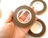 Transun Moo 4 Rolls 1/2 Inch Floral Tapes Florist Wraps for Bouquet Stem and Flowers Making Craft Projects (30 Yards, Brown)...