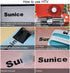 Sunice 12"x20" Sheet Holographic Color HTV Vinyl Roll for DIY T-Shirts Heat Transfer Vinyl Roll Iron on Transfer for Fabrics Heat Press Design...