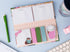 Kate Spade New York Padfolio with 7 Sticky Note Pads, Studying Essentials Set includes Cute Sticky Notes with 75 Sheets Per Notepad, Rise and Shin...