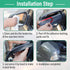 2 PCS Mirror Rain Visor Eyebrows, Waterproof Side Mirror Visor Rain Guards, Carbon Fiber Auto Rear View Mirror Protecters, Universal Exterior Acce...