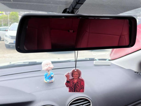 Funny Meme Car Air Fresheners Pendant betty meme white Funny Car Accessories Car Mirror Hanging Accessories Air Freshener for Car Decor, style-1-1...