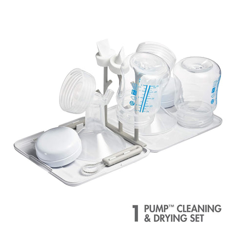 Boon Portable Bottle Brushes, Pump Cleaning & Drying Set...