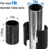 8 Pcs Wire Shelving Shelf Lock Clips for 1" Post - 4 Pairs of Shelving Sleeves Replacements for Wire Shelving System Plastic Accessories Parts...