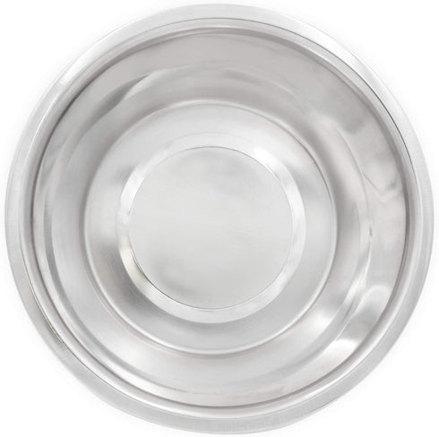 Standard Feeding Bowl for Every Pet Size, Fits into Raised Feeders, Metallic Silver, Stainless Steel, 1 Quart (STFD-1Q)...
