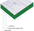JANDJPACKAGING Green Heat Transfer Vinyl Bundle: 10 Pack 12"x10" Sheets, HTV Vinyl Sheets for Cricut & Silhouette Cameo or Home Iron On Vinyl T-Sh...