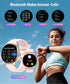 Holiday Smart Watches for Women Men, 1.32” Full Touch Screen Heart Rate/Sleep Monitor/Pedometer, IP68 Waterproof Fitness Watch for Android iOS Pho...