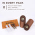 Wooden Wall Hooks, 2 Pack Coat Hooks Wall Mount, Natural Wood Hooks Coat Rack, Heavy Duty Hooks for Hanging Towels Entryway Coats Hat Rack for Wal...