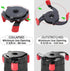 Toolwiz Universal Oil Filter Wrench 3 Jaw Adjustable Oil Filter Removal Tool for Removing Oil Filters from Diameters 2-3/8 to 3-7/8 inch...