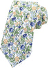 Mens Tie, Floral Neck Tie, Skinny Ties for Men 2.56'', Flower Printed Cotton Neck tie for Wedding Business Groom...