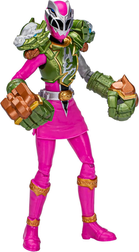 Spider-Man Power Rangers Dino Fury Smash Armor Pink Ranger, 6-Inch Power Rangers Action Figures Make Great Gifts for Boys and Girls Ages 4 and Up...