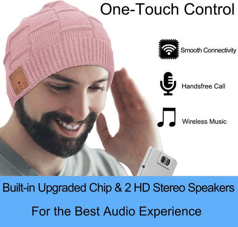Bluetooth Beanie Hat Headphones Unique Tech Gifts Stocking Stuffer...
