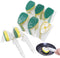 Dish Wand Refills Sponge Heads Individually Wrapped, Duty Heavy Dishwashing Sponge Refill Replacement Head, Scouring Pad Wipes Scrub Brush Pads 15...