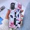 Compatible with Samsung Galaxy S20 Case Finger Grip,3D Embossed Pink Flowers White Shell Design, Rugged Shockproof Slim Fit Dual Layer Finger Ring...