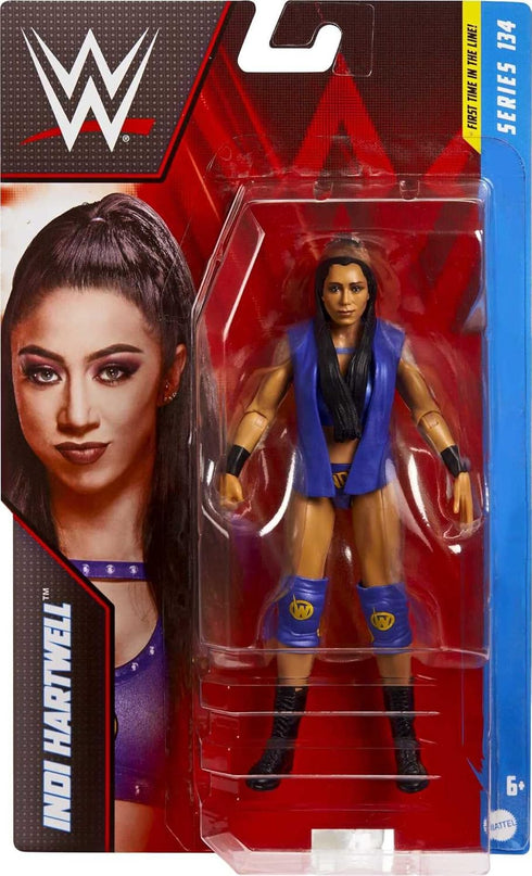 Mattel WWE Basic Action Figure, Indi Hartwell, Posable 6-inch Collectible for Ages 6 Years Old & Up...